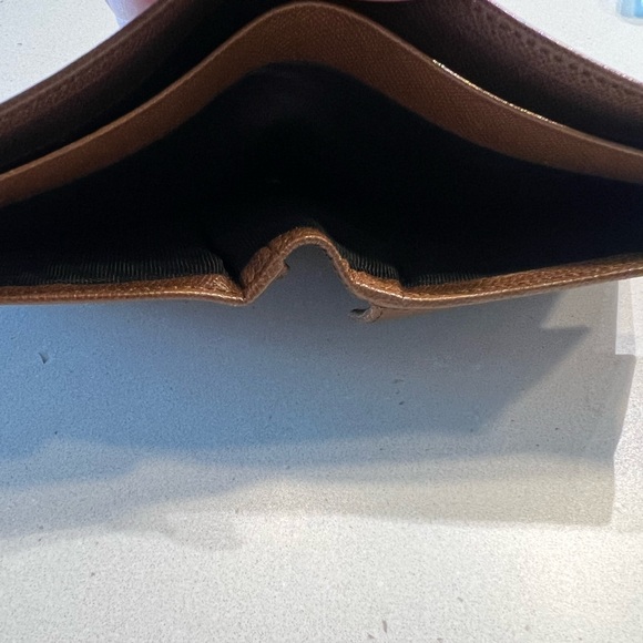 Used Prada Saffiano Leather Bifold Coin Pocket Wallet, Caffe ( Brown) - Picture 9 of 14